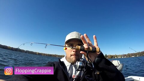 Micro Fishing Challenge for Crappie | Ice fishing in open water