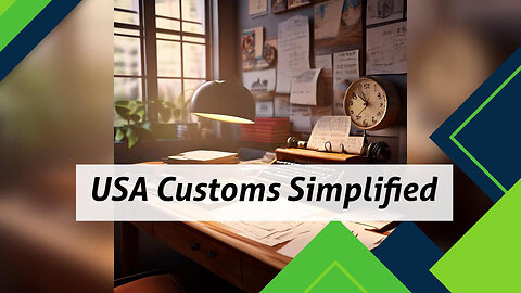 What are the step-by-step procedures for USA customs clearance?