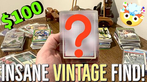 $100 INSANE VINTAGE SPORTS CARDS COLLECTION FROM ONLINE ESTATE SALE!