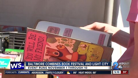 Baltimore combines Book Festival and Light City