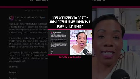 "Evangelizing to goats? #BishopWilliamMurphy is a #GoatShepherd!"