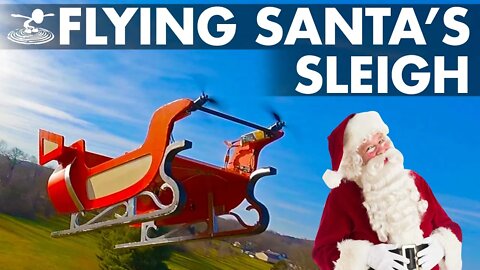 DIY Flying Santa's Sleigh! 🛷🎅🏼