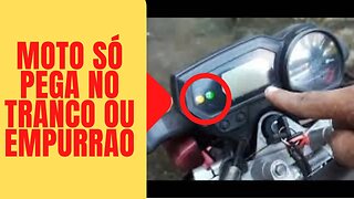 moto falhando pegando só no tranco empurrando