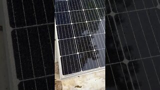 broken solar panel #rv #rvlife #shorts #solarpanel #broken #shattersolarpanel #solarpaneldamaged