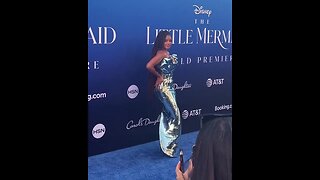 Halle Bailey at #TheLittleMermaid world premiere