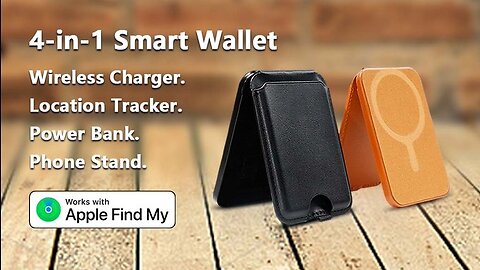 Stympro, World's 1st 4-in-1 Smart Wallet with Full Find My