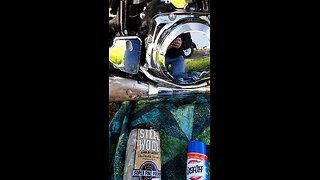 motorcycle chrome cleaning