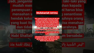 Muliakanlah istrimu #shorts #storyislami #dakwah #istri