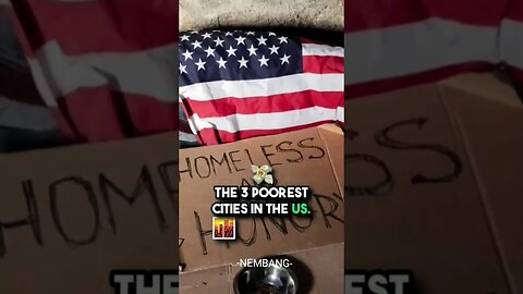 Top 3 poorest cities in the U.S.🇺🇸 #shortfeed #trending #viral #poorestcountries