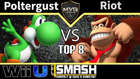 Poltergust (Yoshi) vs. Riot (Donkey Kong) - SSB4 Losers Top 8 - CFL Smackdown