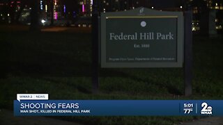 Federal Hill Park murder under investigation along with two other shootings