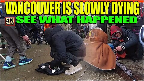 🚨(4k) Vancouver's Homeless Crisis - Shocking Look At What Happened To Downtown Eastside Vancouver