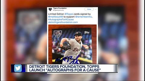 Tigers players, Topps partner to sell trading cards for charity