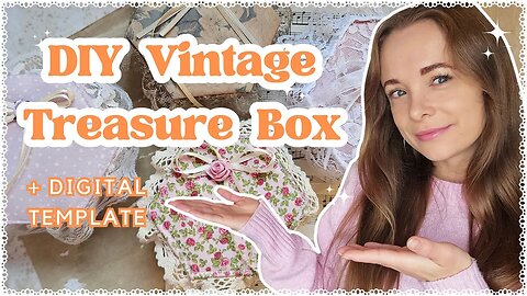 How To Craft A Vintage Box | My first DIGIKITS + NEW FREEBIE! ❤.°˖✧ Studio Vlog