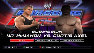 WWE SmackDown vs. Raw 2011 Mr. McMahon vs Curtis Axel