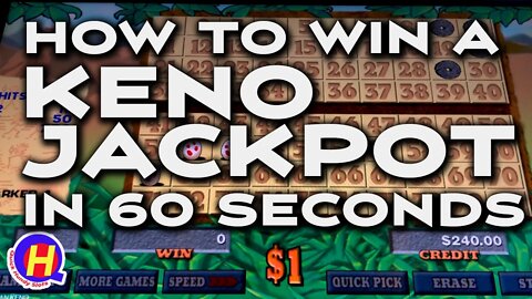 How to Win a KENO JACKPOT in 60 Seconds #KENONATION