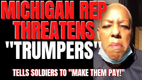 "MAKE THEM PAY!" MICHIGAN REP CYNTHIA A JOHNSON Threatens "TRUMPERS"! This Lady Holds Public Office!