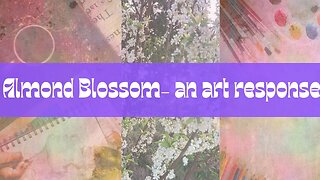 Almond Blossom inspired art response day20/100 #the100dayproject2023 #almondblossom #spoiler