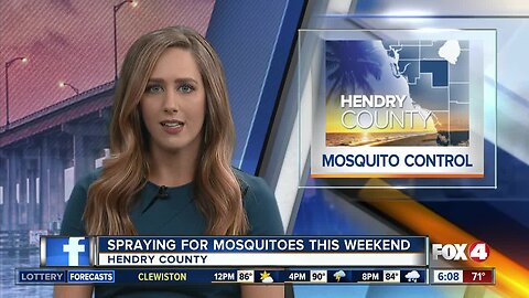 Mosquito spraying planned in Hendry County