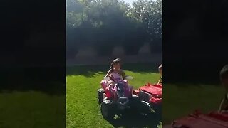 The kids ride on a toy 59