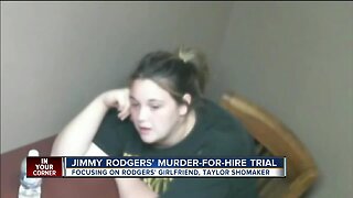 The role of Jimmy Rodgers' girlfriend in the murder investigation