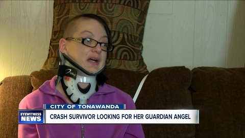 "I want to find my guardian angel" says Tonawanda crash survivor