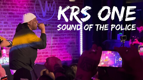 KRS One performs Sound of the Police at Venice West