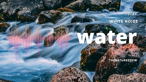 Water stream Sound for Sleep or Focus or Relax| White Noise Stream 1 Hour