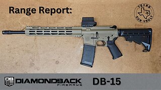 Range Report: Diamondback DB-15 (Sometimes you get what you pay for)