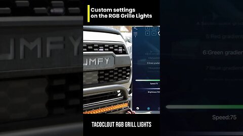 Your Amber Grill lights are boring..
