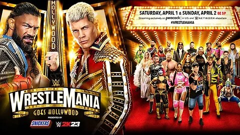 WWE WRESTLEMANIA 39 2023 : GET HYPED