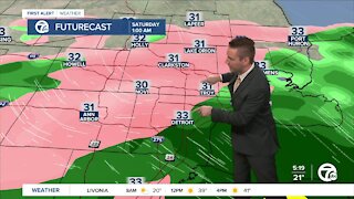 Metro Detroit Forecast: Bright day before a wintry mix tonight