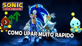 Como upar RAPIDO no Sonic Speed Simulator