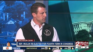 Rep. Mullin re-elected for fourth term in Congress