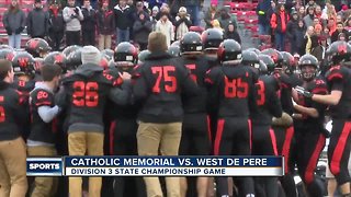 West De Pere falls in Division 3 state title game to Catholic Memorial, 37-24