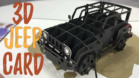 3D Pop Up Jeep Wrangler Greeting Card by PopLife Cards Review