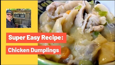 Super Easy Chicken and Dumplings