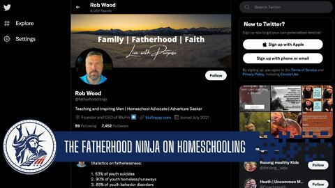 Rob Wood | The Fatherhood Ninja on Homeschooling | Liberty Station Ep 109