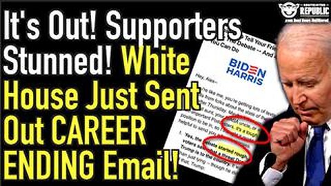 It’s Out! Supporters Stunned! White House Just Sent Out Career Ending Email!