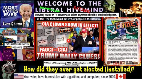 TRUMP RALLY CLUES! NEWS UPDATE! CIA LAWSUITS! WELCOME 2 THE CLOWN SHOW!