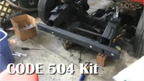 I Start Installing My Code 504 Kit For The Frame Swap of my 1954 Chevy to my 1986 S10 Chassis