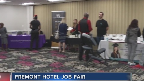 Job fair held at Fremont hotel-casino ahead of holidays
