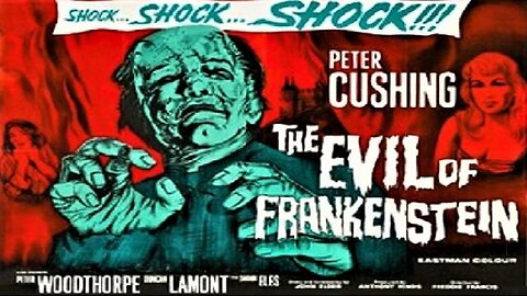 THE EVIL OF FRANKENSTEIN 1963 Hammer Revives Universal's Iconic Monster in Gory Color FULL MOVIE HD & W/S
