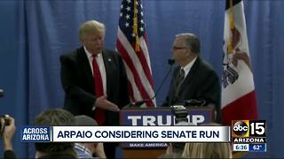 Former Sheriff Joe Arpaio is considering a senate run