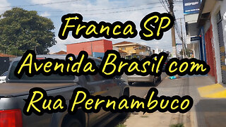 Franca SP - Avenida Brasil com Rua Pernambuco