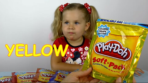 Diana is playing with Play Doh toys for kids Toddlers Video