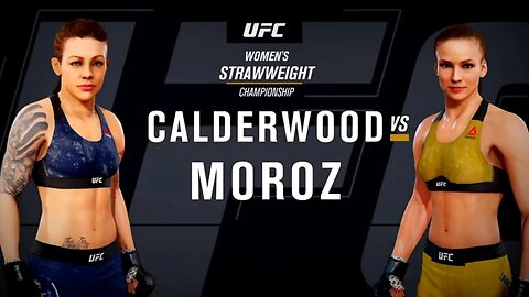 EA Sports UFC 3 Gameplay Maryna Moroz vs Joanne Calderwood