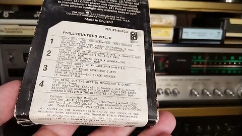 (Win, Place or Show) She's A Winner ~ The Intruders ~ 8 Track Phillybusters Vol. II ~ Aiwa TPR-4001