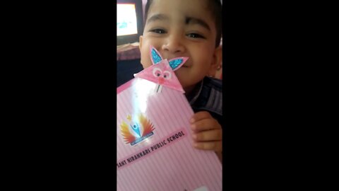 Lovely child made bookmark || Funny child & lovely child