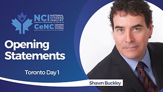 Opening Statement | Day 1 Toronto | National Citizens Inquiry